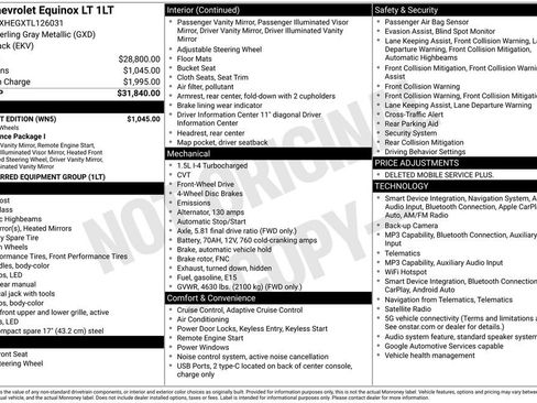 Used 2026 Chevrolet Equinox LT w/ Midnight Edition FWD image 6