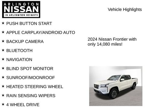 Used 2024 Nissan Frontier SL w/ Technology Package AWD/4WD image 8