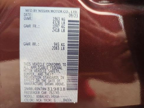 Used 2024 Nissan Altima 2.5 SV FWD image 26