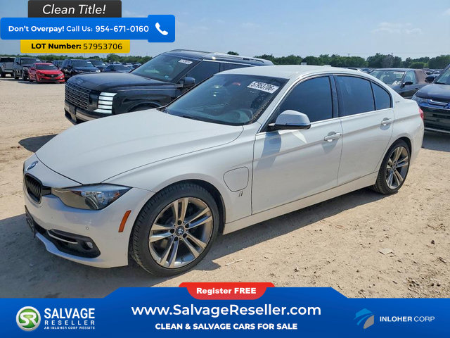 Used 2017 BMW 330e RWD image 1