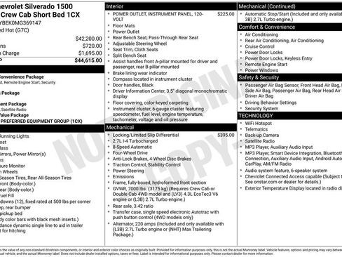 Used 2021 Chevrolet Silverado 1500 Custom AWD/4WD image 26
