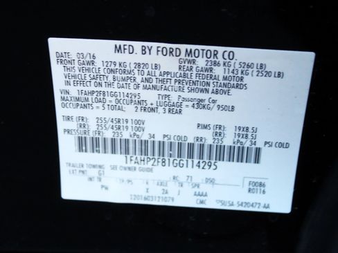 Used 2016 Ford Taurus Limited image 22
