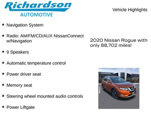 Used 2020 Nissan Rogue SL w/ Premium Package image 11