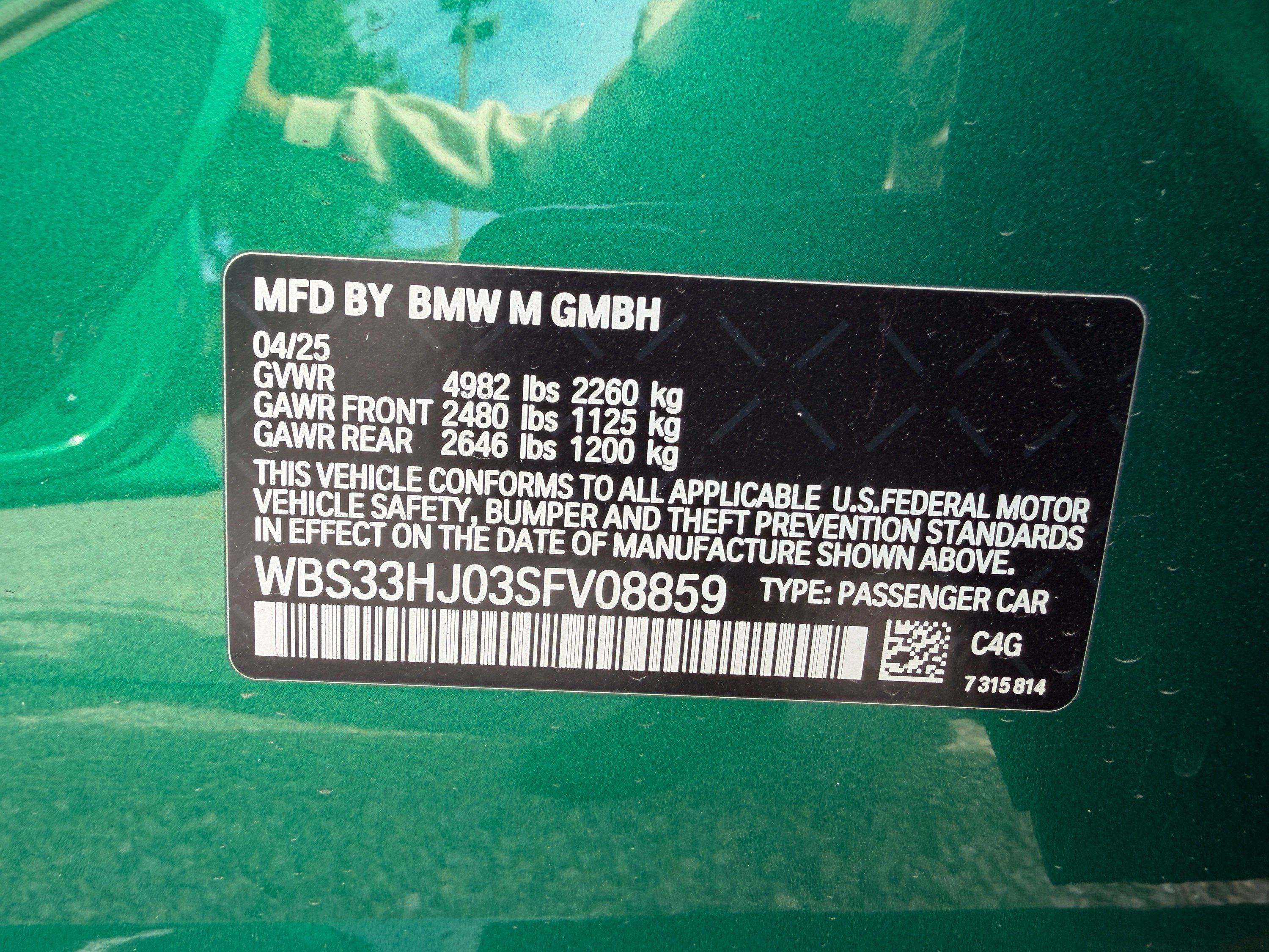 Used 2025 BMW M3 Competition AWD/4WD image 40