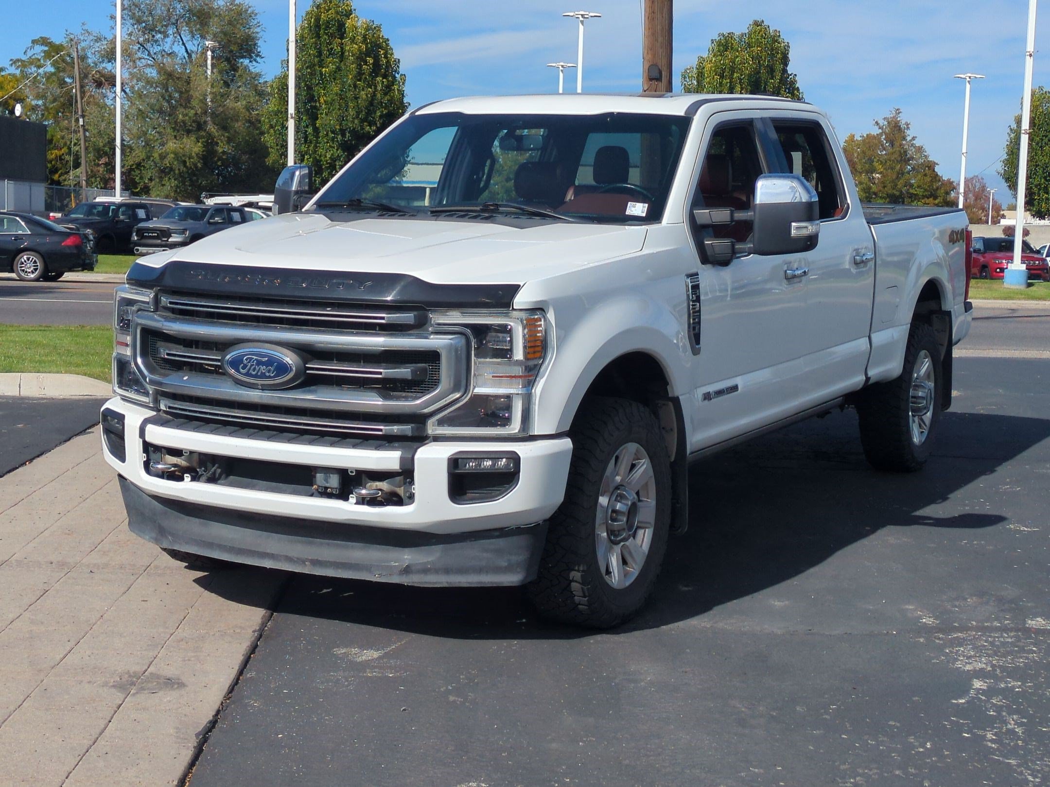 Certified 2021 Ford F350 Platinum AWD/4WD image 11