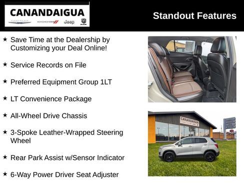 Used 2016 Chevrolet Trax LT w/ LT Convenience Package AWD/4WD image 8