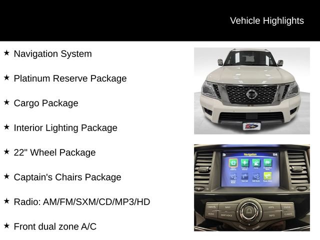 Used 2020 Nissan Armada Platinum w/ Platinum Reserve Package AWD/4WD image 16