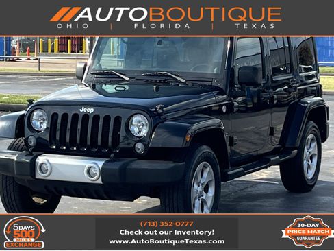 Used 2014 Jeep Wrangler Unlimited Sahara w/ Connectivity Group AWD/4WD image 1