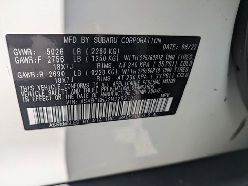 Used 2022 Subaru Outback Limited XT AWD/4WD image 40