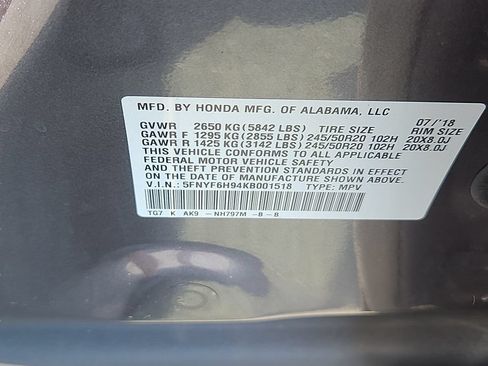 Used 2019 Honda Pilot Touring image 14