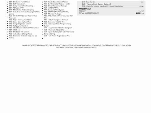 Used 2023 Mercedes-Benz S 500 4MATIC w/ AMG Line image 86