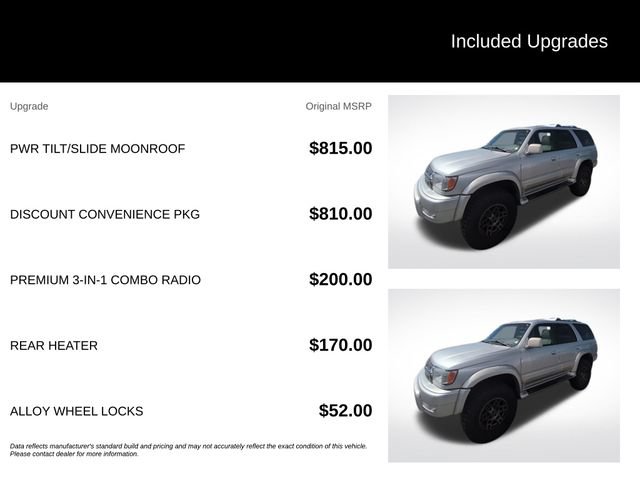 Used 2001 Toyota 4Runner Limited AWD/4WD image 5