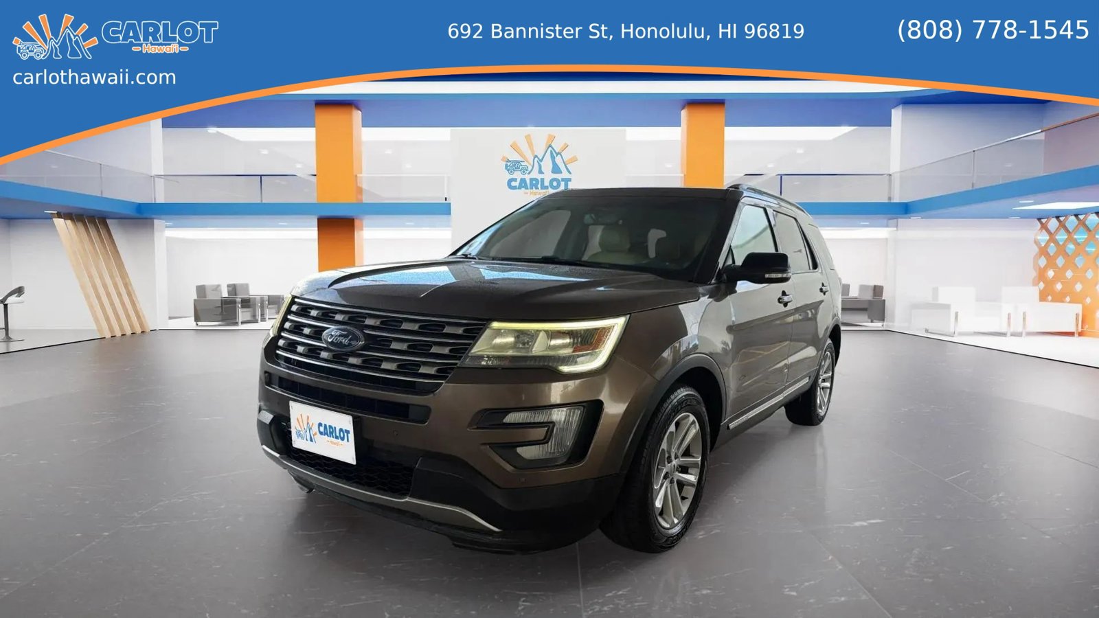 Used 2016 Ford Explorer XLT w/ Equipment Group 202A FWD image 2