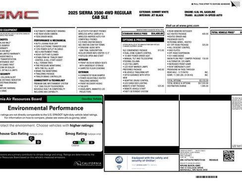 Used 2025 GMC Sierra 3500 SLE w/ SLE Convenience Package image 3