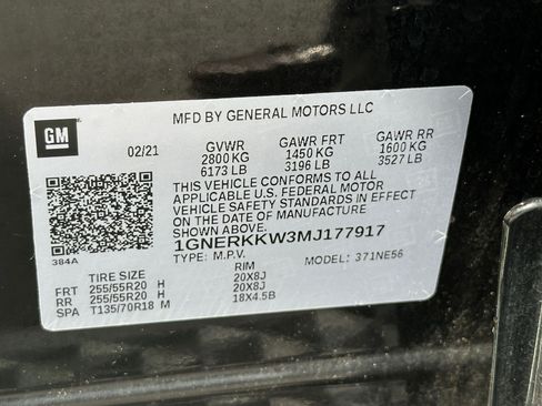 Used 2021 Chevrolet Traverse Premier w/ Redline Edition FWD image 27