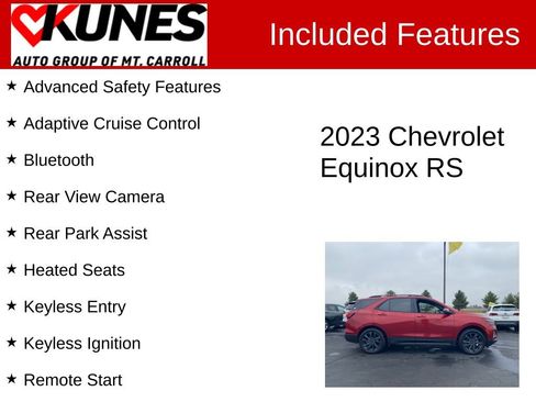 Used 2023 Chevrolet Equinox RS w/ RS Leather Package image 3