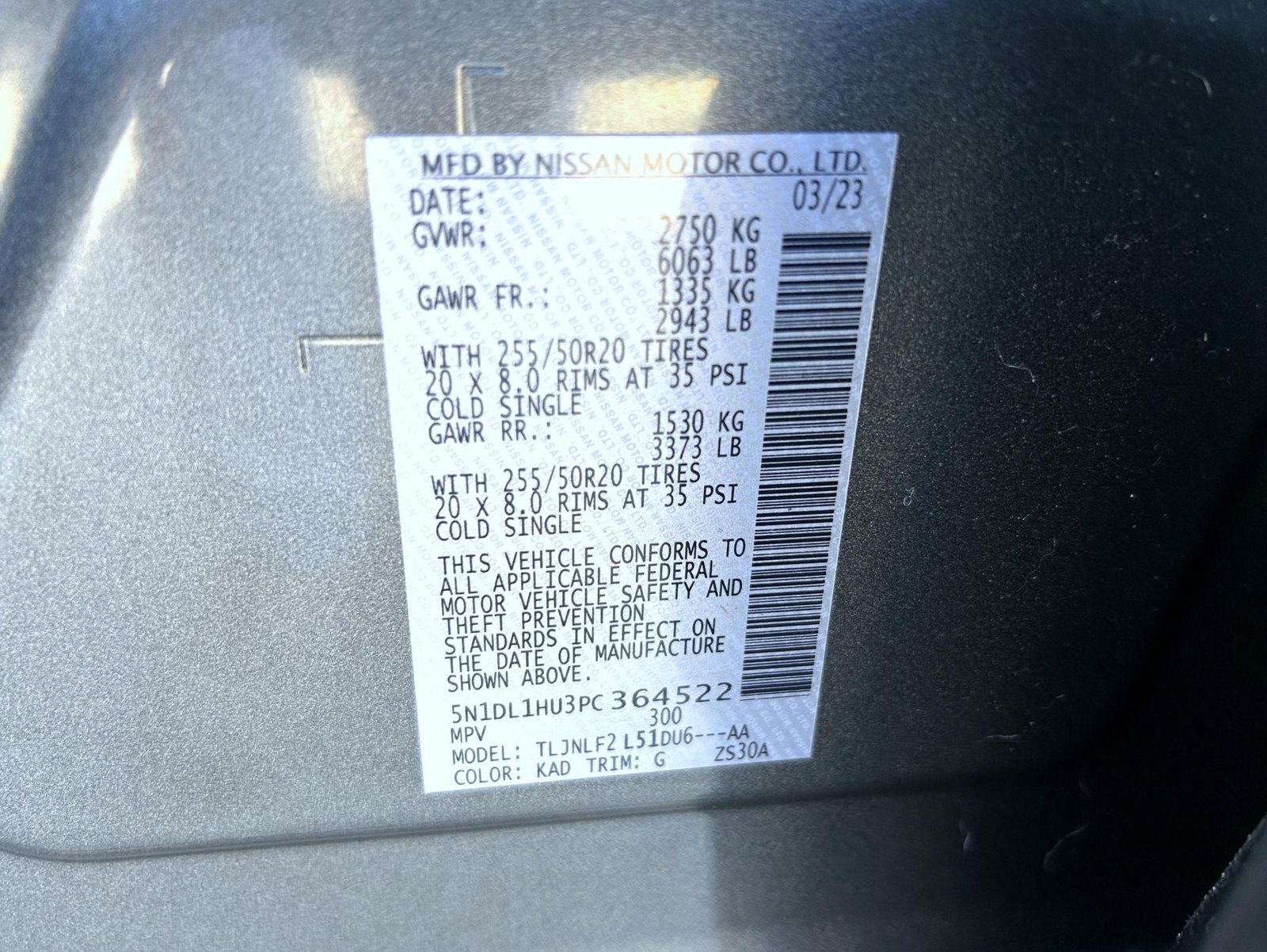 Certified 2023 INFINITI QX60 Autograph w/ Cargo Package AWD/4WD image 27