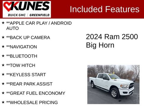 Used 2024 RAM 2500 Big Horn w/ Sport Appearance Package AWD/4WD image 2