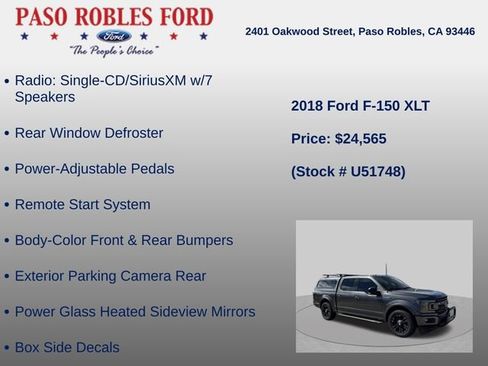 Used 2018 Ford F150 XLT w/ Equipment Group 302A Luxury RWD image 9