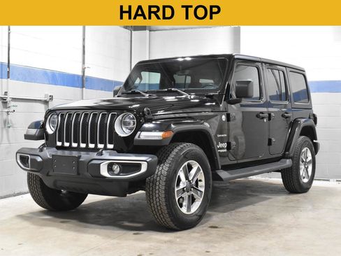 Used 2022 Jeep Wrangler Unlimited Sahara w/ LED Lighting Group image 3