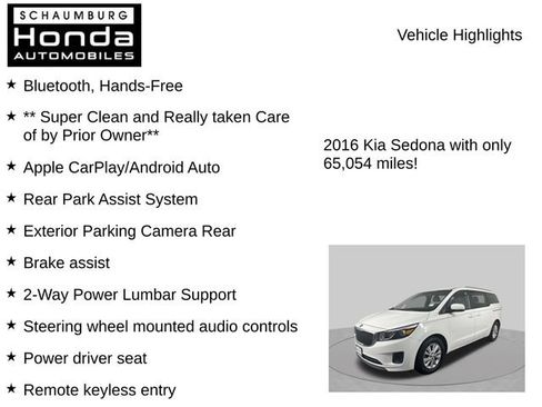 Used 2016 Kia Sedona LX w/ LX Convenience Package FWD image 7