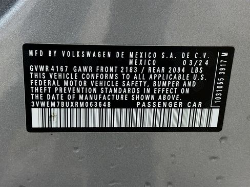 Used 2024 Volkswagen Jetta SE image 12