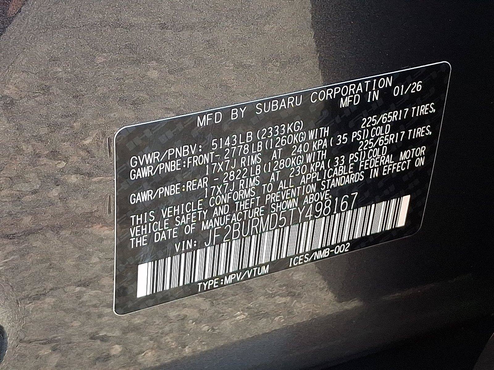 Used 2026 Subaru Outback Wilderness w/ Wilderness Plus Package AWD/4WD image 28