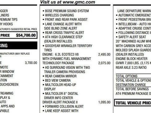 Used 2021 GMC Sierra 1500 AT4 w/ AT4 Premium Package image 2