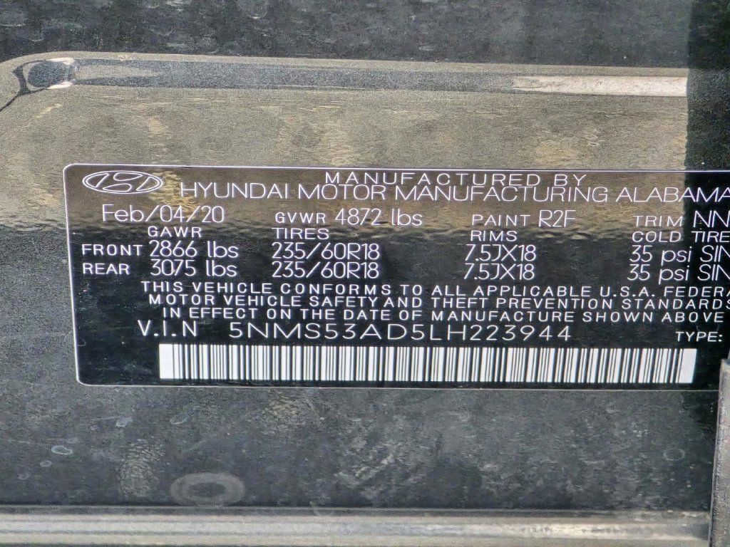 Used 2020 Hyundai Santa Fe Limited FWD image 42