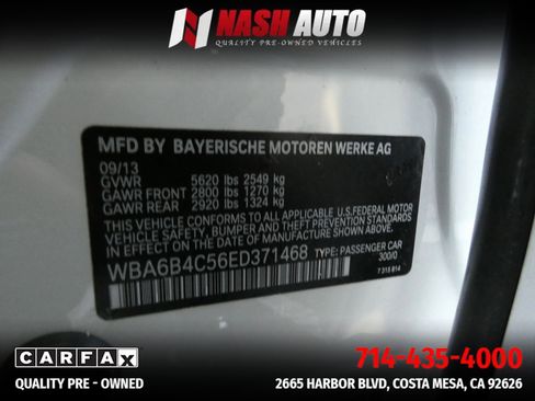 Used 2014 BMW 650i Gran Coupe xDrive AWD/4WD image 77