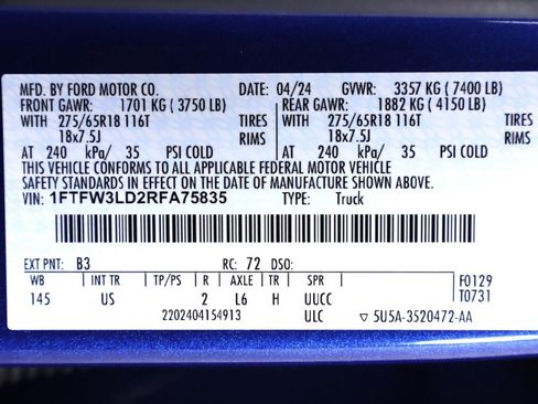 Used 2024 Ford F150 XLT w/ Mobile Office Package image 49