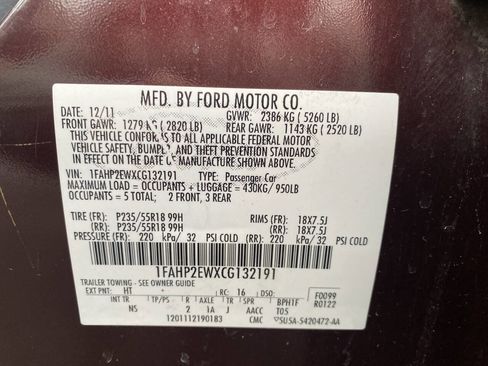 Used 2012 Ford Taurus SEL image 31