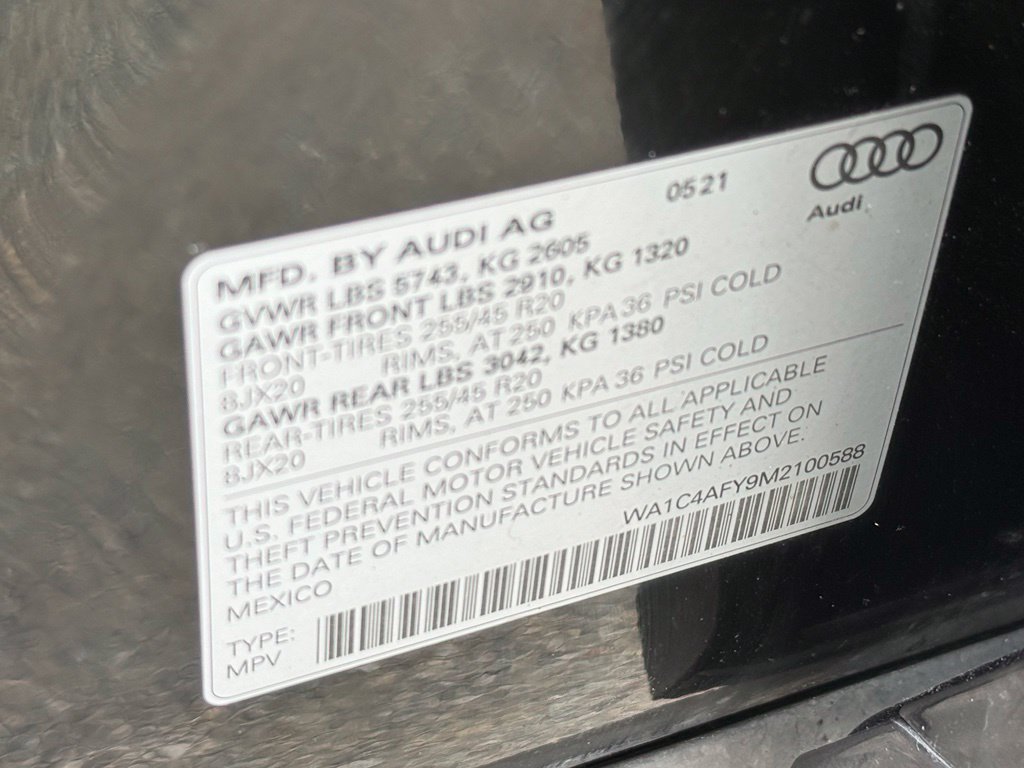 Used 2021 Audi SQ5 Prestige w/ Prestige Package AWD/4WD image 40