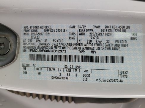 Used 2022 Ford Escape S image 33