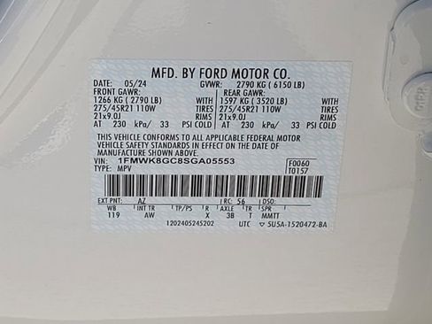 Used 2025 Ford Explorer ST AWD/4WD image 24