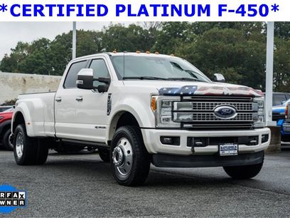Certified 2017 Ford F450 Platinum w/ Platinum Ultimate Package