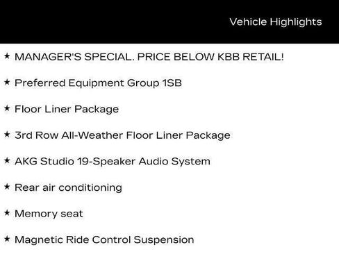 Certified 2025 Cadillac Escalade Premium Luxury w/ LPO, Floor Liner Package AWD/4WD image 6