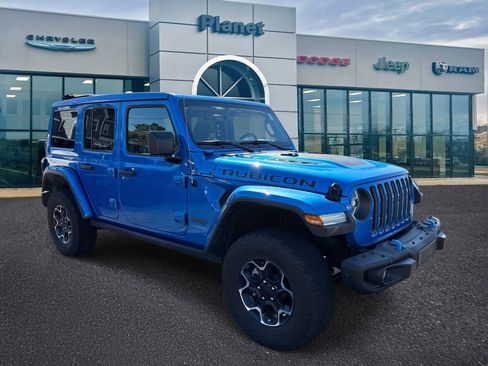 Used 2022 Jeep Wrangler Unlimited Rubicon 4xe w/ Steel Bumper Group image 1