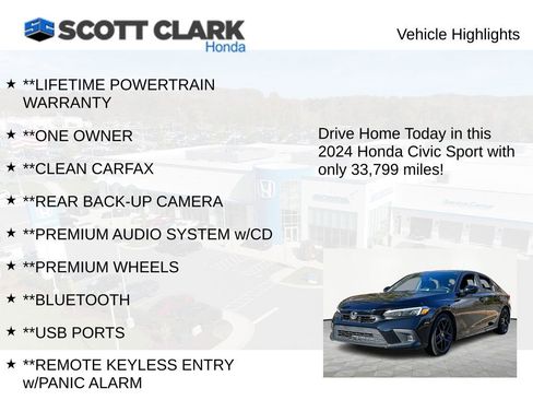 Used 2024 Honda Civic Sport image 11