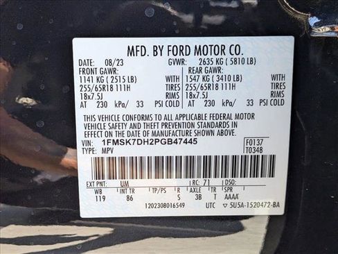Used 2023 Ford Explorer XLT RWD image 25