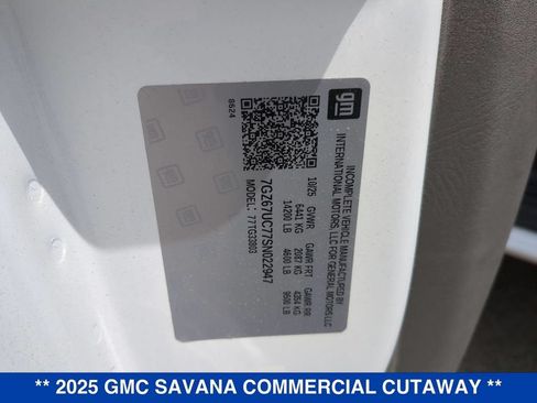 New 2025 GMC Savana 4500 w/ Power Convenience Package RWD image 22