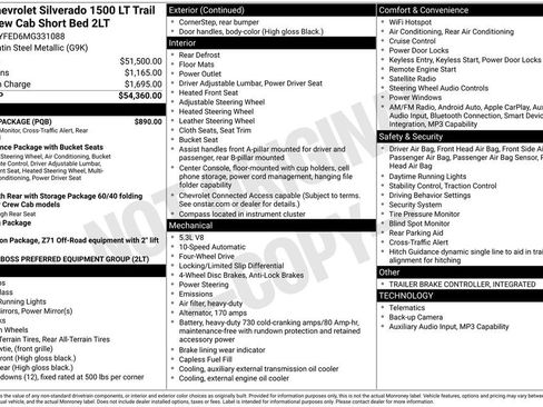 Used 2021 Chevrolet Silverado 1500 LT Trail Boss w/ Safety Package image 26