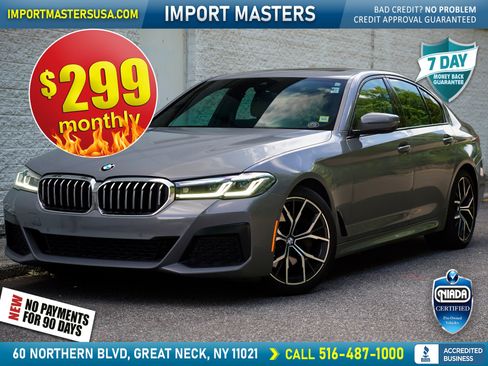 Used 2021 BMW 530i w/ M Sport Package RWD image 1