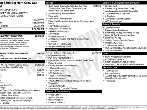Used 2023 RAM 3500 Big Horn w/ Level 1 Equipment Group AWD/4WD image 13