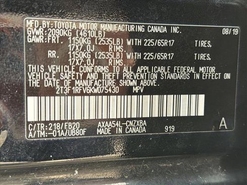 Used 2019 Toyota RAV4 LE image 26