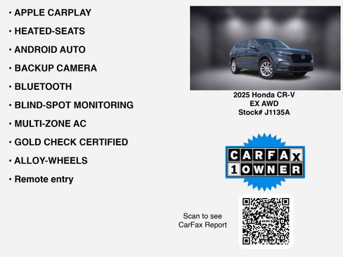 Used 2025 Honda CR-V EX image 7