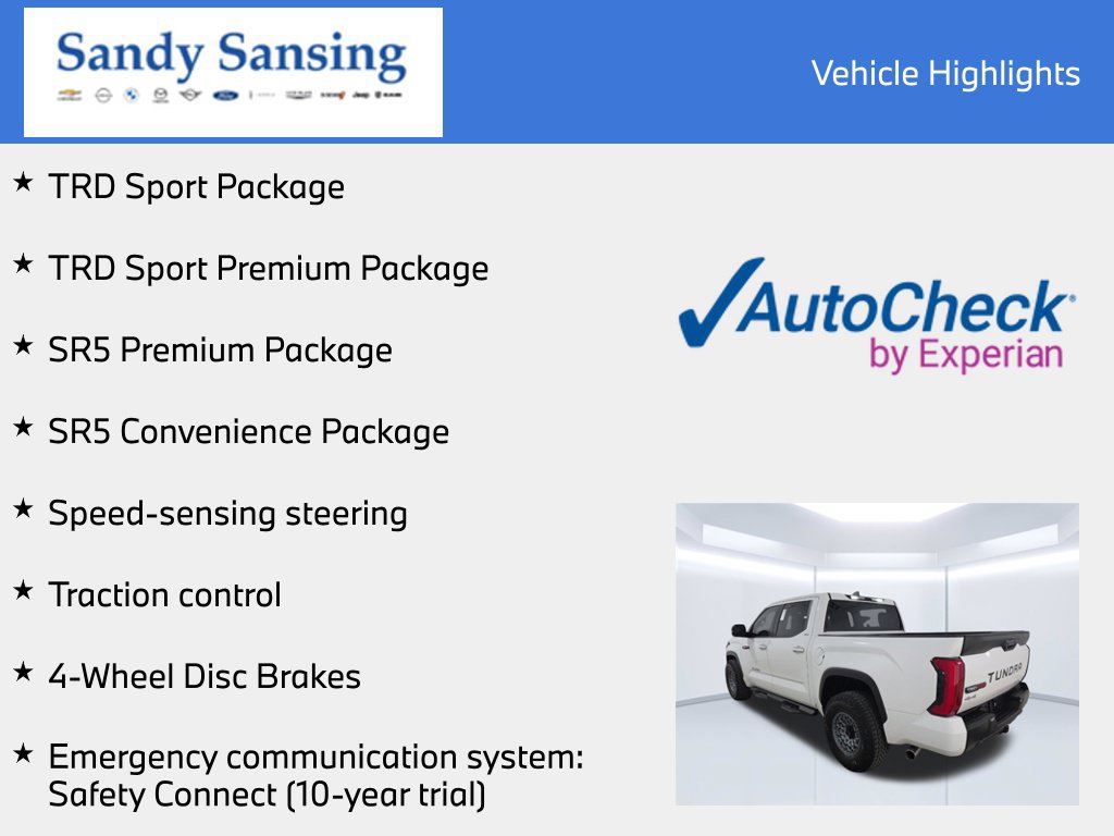 Used 2024 Toyota Tundra SR5 w/ SR5 Premium Package AWD/4WD image 7