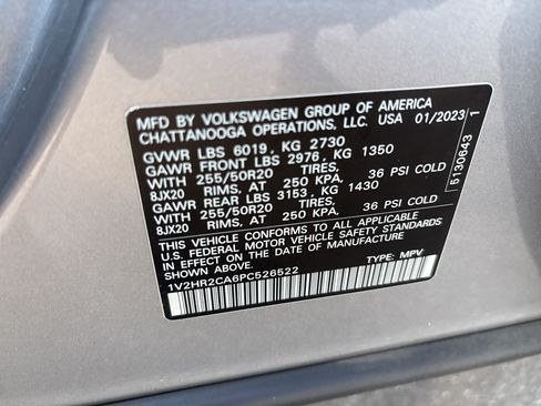 Used 2023 Volkswagen Atlas SE AWD/4WD image 36