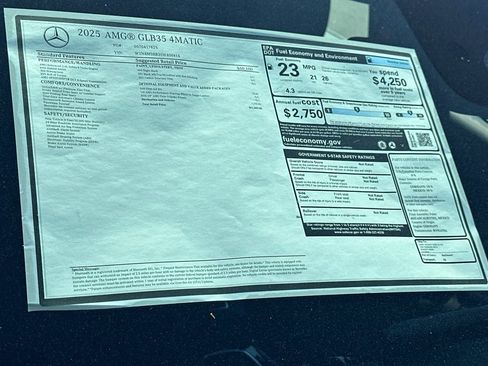 New 2025 Mercedes-Benz GLB 35 AMG AMG 35 image 29