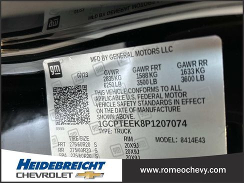Certified 2023 Chevrolet Colorado Trail Boss AWD/4WD image 8